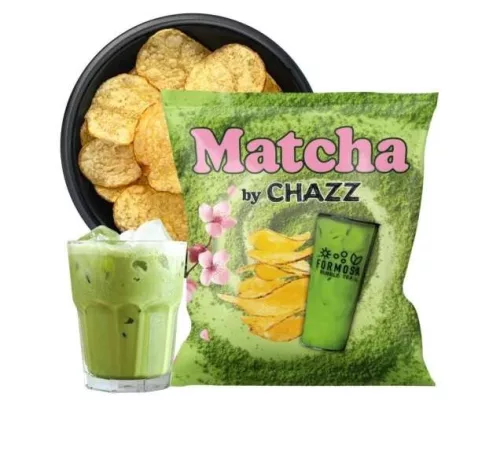 Chazz Chips Matcha zöld tea ízű burgonyachips 40g