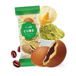   Tokimeki Dorayaki vörösbabbal és matchával 165g  Szavatossági idő: 2026-06-15