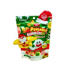   COKOC 5D Peelable Gummies Mixed Fruit XMAS vegyes gyümölcs ízű gumicukor 60g