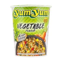   Yum Yum Vegetable Noodles zöldséges instant leves pohárban 70g