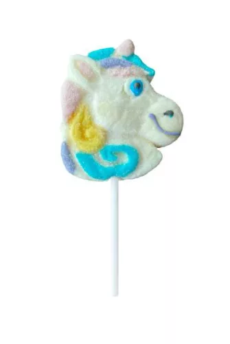 Sweet Flash Unicorn Mallow - Vanília ízű pillecukor nyalóka 45g