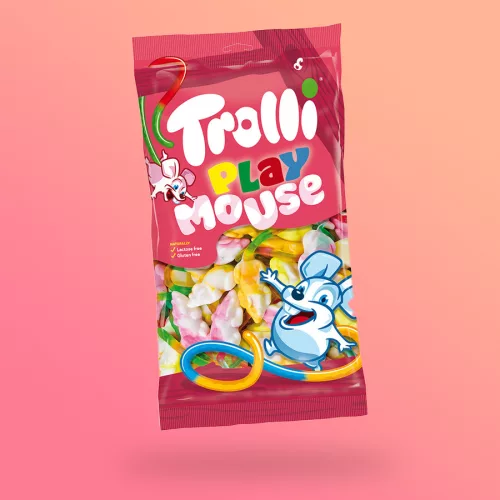 Trolli Muizen Játékos Egerek Habcukor 1kg