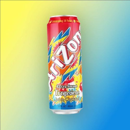 Arizona Tropical ChillZicle trópusi gyümölcs ízű szénsavmentes üdítő 650ml DRS