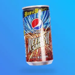   Japán Pepsi Refresh Shot szénsavas emelt koffein tartalmú üdítő 200ml DRS  Szavatossági idő: 2026-06-30