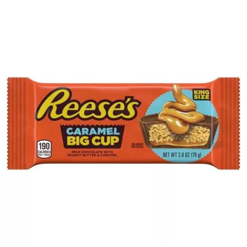 Reeses Caramel Big Cup King Size karamellás csokoládé 79g