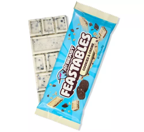 MrBeast Feastables Cookies and Creme fehércsokoládé 60g