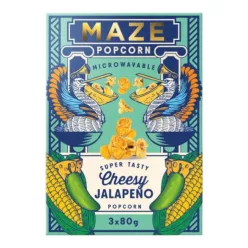 Maze Popcorn Jalapeno Cheddar popcorn 3x80g