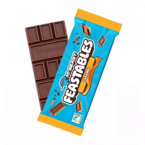 MrBeast Feastables Caramel karamellkrémes tejcsokoládé 60g
