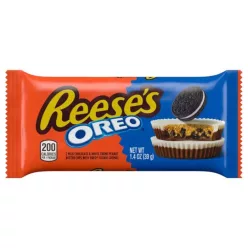   Reeses Oreo Peanut Butter Cups kekszdarabokkal töltött mogyoróvajas csokoládé falat 39g
