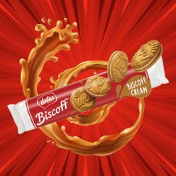 Lotus Biscoff karamell krémmel töltött keksz 150g
