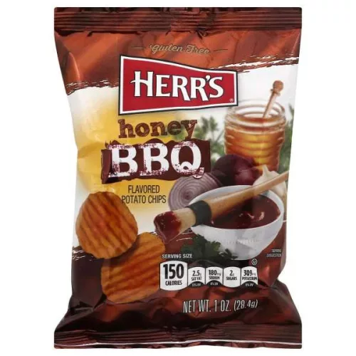Herrs Honey BBQ mézes-BBQ ízű burgonyachips 28g