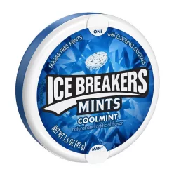   Hershey Ice Breakers Sugar Free Mints - Cool mint cukorka 42g