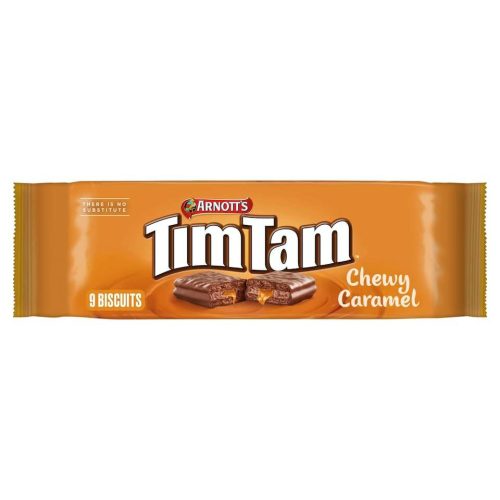 Arnotts Tim Tam Chewy Caramel Biscuits karamellás keksz 175g