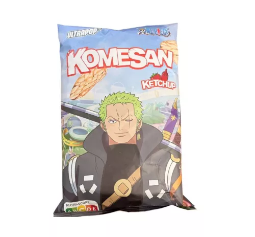 UltraPop Zoro Komesan Rice Chips Ketchup - Ketchup ízű rizschips 60g