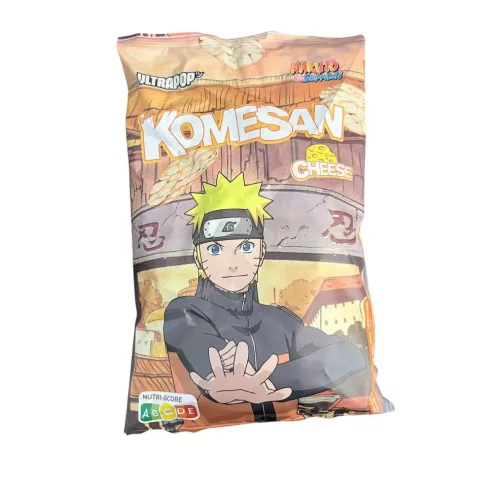 Ultra Pop Naruto Komesan Cheese rice chips - sajt ízű rizschips 60g