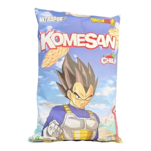 UltraPop Komesan Dragon Ball Z Vegeta Rice Chips Chili Pepper - chilis rizschips 60g