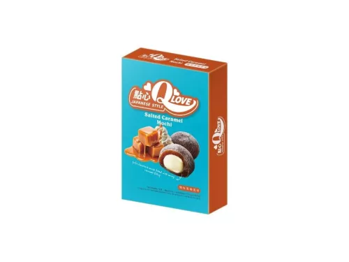 QLove Salted Caramel Deluxe sós karamellás Mochi 180g