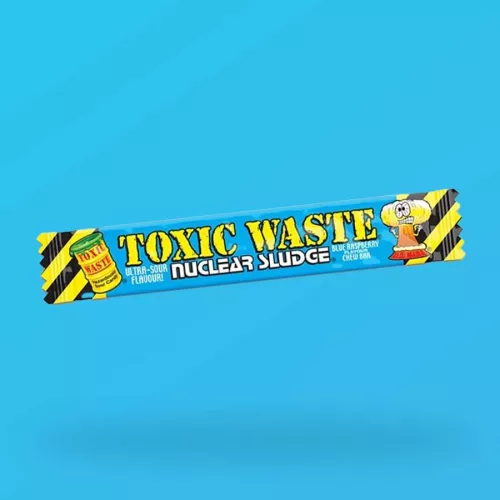 Toxic Waste Nuclear Sludge kék málna ízű rágós cukorka 20g