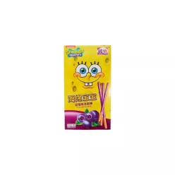 Junyi SpongeBob Blueberry Coated Sticks áfonyás ropi 48g