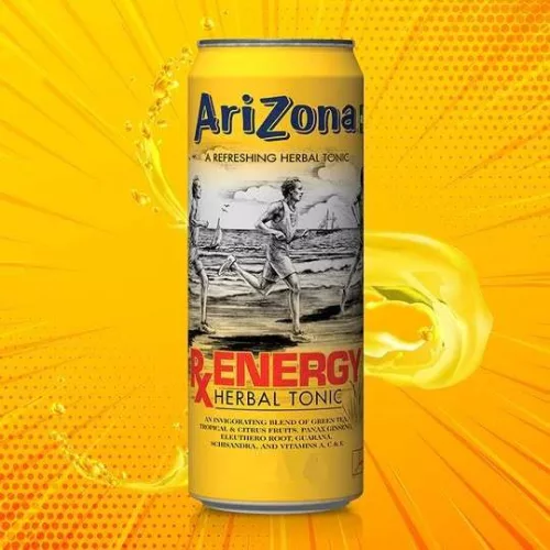 Arizona USA RX Energy Herbal Tonic Gyógynövényes Energiaital 650ml DRS