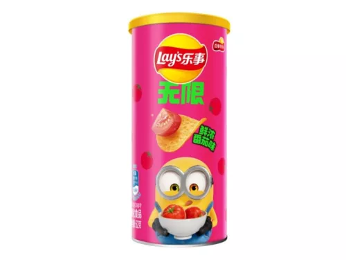 Lays Minions Rich Tomato paradicsomos chips 62g Szavatossági idő: 2026-06-27