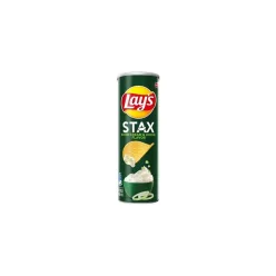 Lays Stax Sour Cream & Onion hagymás-tejfölös chips 90g
