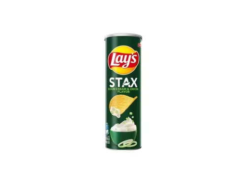 Lays Stax Sour Cream & Onion hagymás-tejfölös chips 90g