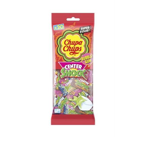Chupa Chups Center Shock Bubble Gum savanyú rágó válogatás csomag 80g