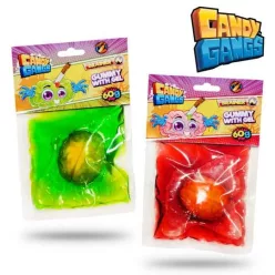   Candy Gangs Brainer Stripes agy formájú gumicukor zselében 60g