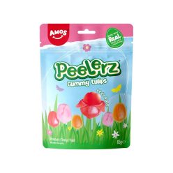   Amos Peelerz Tulips tulipán alakú hámozható gumicukor 65g