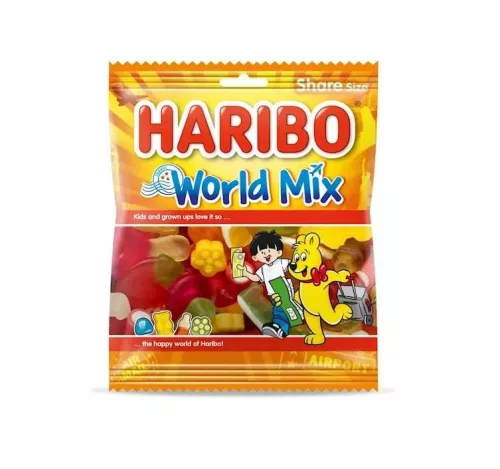 Haribo World Mix gumicukor válogatás 180g