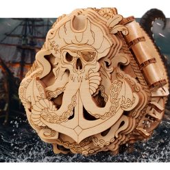   ESCWELT - 3D Logikai doboz rejtett tárolóval - Blackbeards Compass