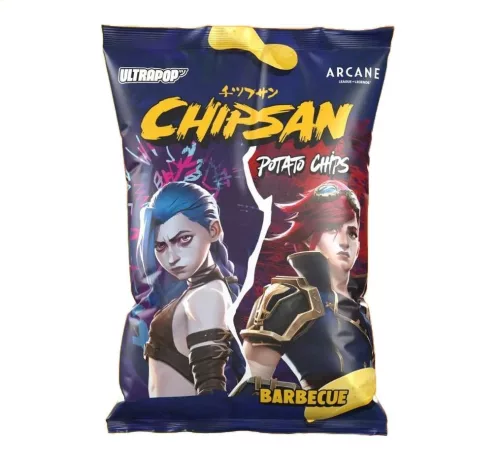 UltraPop Chipsan Potato Chips Barbecue Vi Vs Jinx burgonyachips 110g
