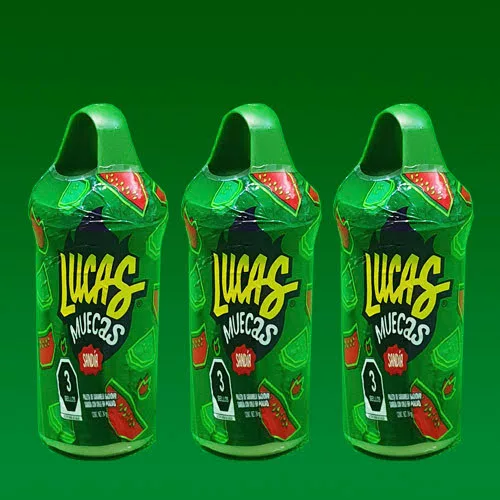 Lucas Muecas görögdinnye ízű nyalóka chili porral 25g