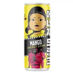  Squid Game Mango Energy Drink mangó ízű energiaital 250ml DRS