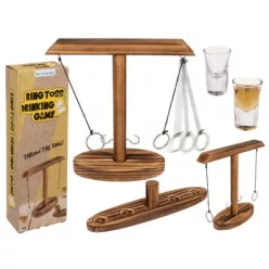 Wooden Ring Toss fa ügyességi ivós játék