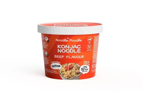 The Noodle Poodle Konjac Beef marhahúsos instant tészta tálban 150g
