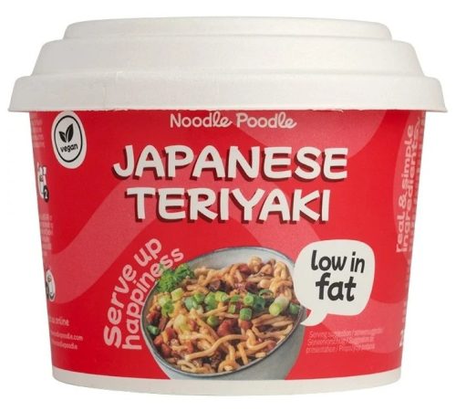 The Noodle Poodle Japanese Teriyaki instant tészta tálban 250g