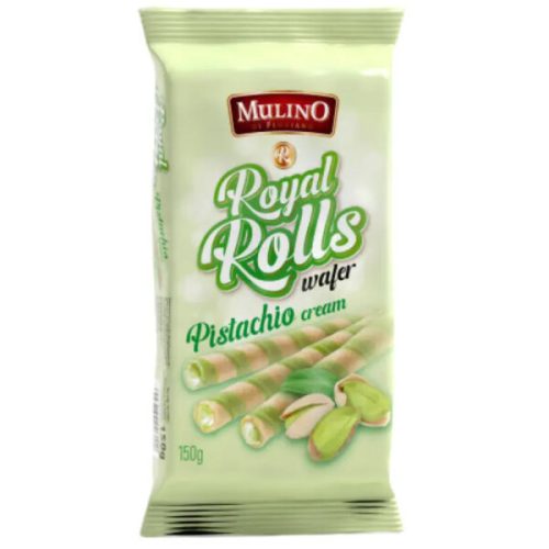 Mulino Royal Rolls pisztáciás ostyatekercs 150g