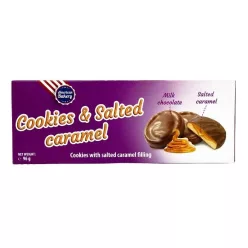   AB Cookies and Salted Caramel keksz sóskaramell töltelékkel 96g
