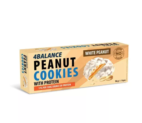 AB Protein Cookies and Peanut Fehércsokis keksz 96g
