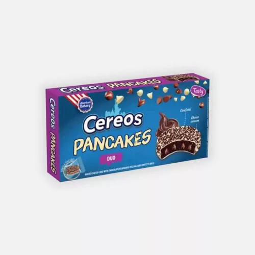 AB Pancakes Duo csokoládés mini töltött palacsinta duó 150g