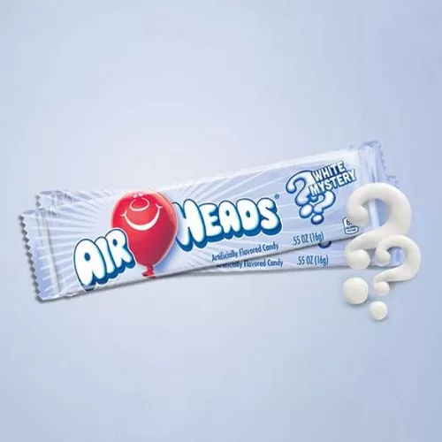 Airheads White Mystery rejtélyes ízű fehér rágós cukorka 15g