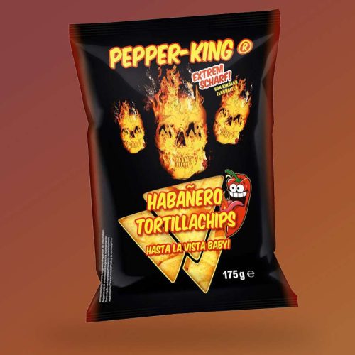 Pepper-King habanero tortilla chips 175g Szavatossági idő: 2026-05-08