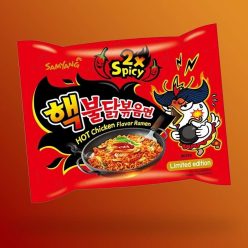 Samyang Buldak 2xSpicy csípős csirkés ízű ramen 140g