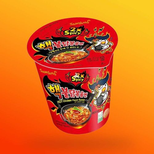 SamYang Buldak 2x Spicy csípős csirkés ramen pohárban 70g