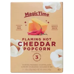 Magic Time Flaming Hot Cheddar Popcorn 240g