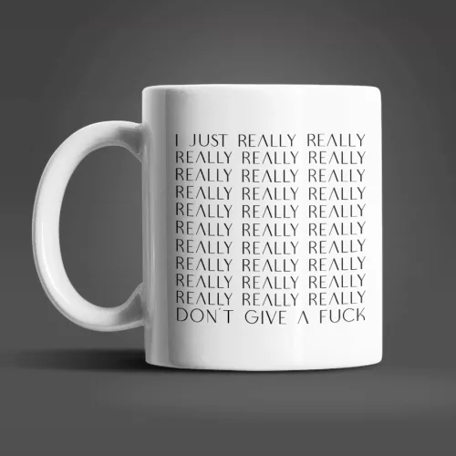 Really Dont fehér bögre