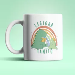 Legjobb tanító dínós bögre