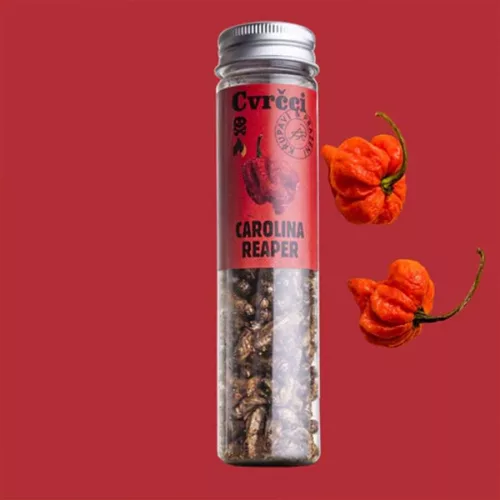 Sens Carolina Reaper ízű egészben sült tücskök 20g